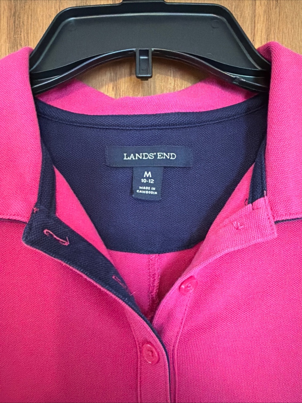 Lands' End Women's Pink  Polo dress Medium 10/12